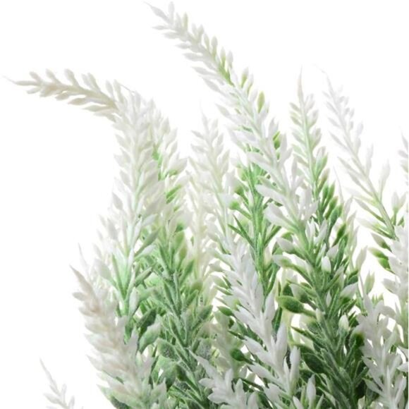 Flowers 6 Bundles Lavender Bouquet for Wedding Home Office Decoration - White - Picture 6 of 8